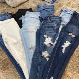 American Eagle Outfitters Jeans - 8 pairs of American Eagle jeans American Eagle Outfitters Jeans - 8 pairs of American Eagle jeans